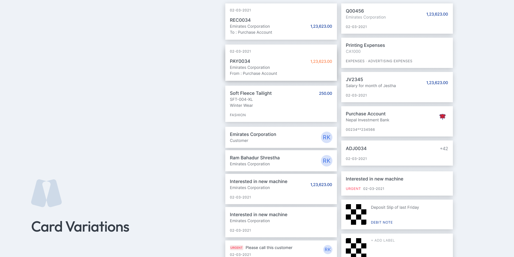 Mobile App Dashboard Interface