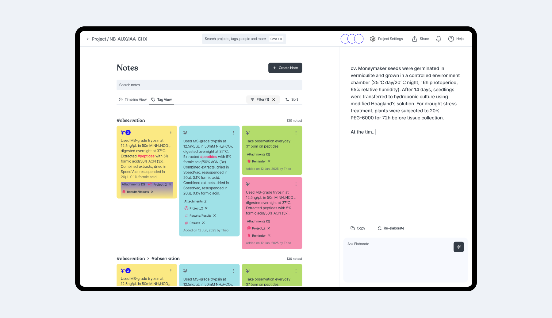 Elaborate Dashboard Interface