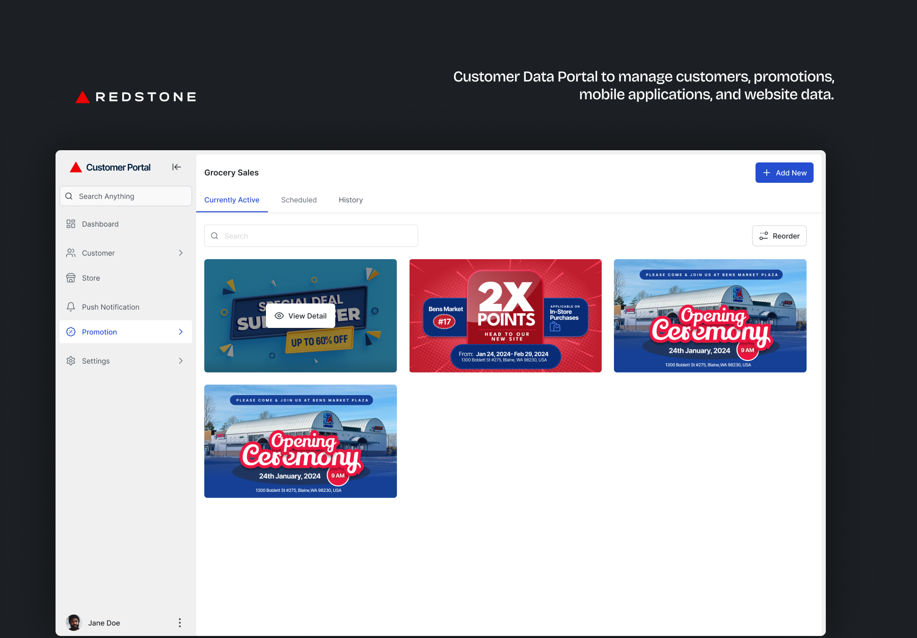 Customer Data Portal