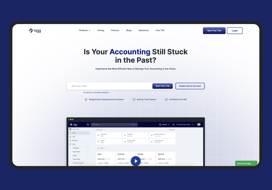 Tigg Website